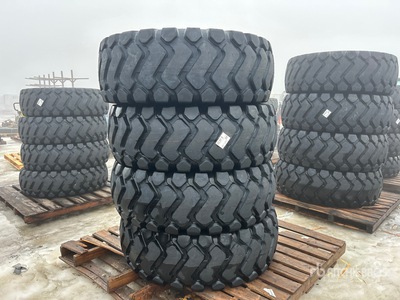 Quantity of (4) Tai Hao 23.5x25 TAI HAO Tires E3/L3 Heavy duty to fit Wheel Loader and rock truck Tires (Unused)