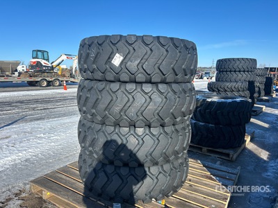 Quantity of (4) Tai Hao 20.5-25 TAI HAO Tires E3/L3 Heavy duty を見 Tires (Unused)