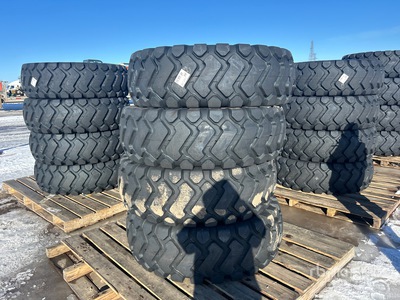 Quantity of (4) Tai Hao 20.5-25 TAI HAO Tires E3/L3 Heavy duty to fit Wheel を見 Tires (Unused)