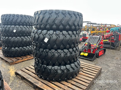 Quantity of (4) Tai Hao 20.5-25 TAI HAO Tires E3/L3 Heavy duty to fit Wheel Banden (Unused)