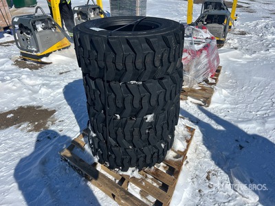 Quantity of (4) Tai Hao 12-16.5 TAI HAO Tires Heavy duty to fit Skid Steer Loader Tires (Unused)