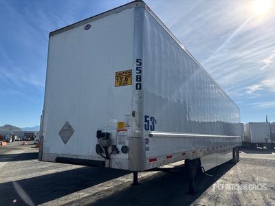 2018 Utility VS2DX 53 ft x 102 in T/A Van Trailer