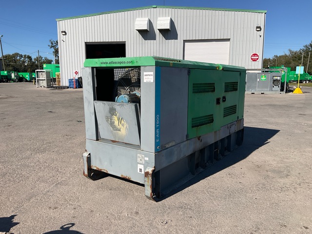2019 Atlas Copco E-AIRT900 460V 60HZ CSA Skid-Mounted Electric Air Compressor (Inoperable)