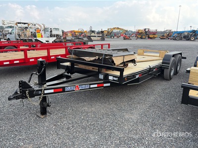 2026 Double A 8321T7K 21 ft T/A Tilt Deck Trailer