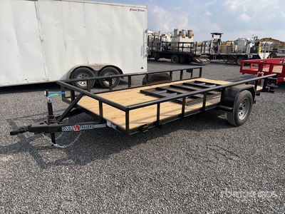 2026 Double A 7714S 14 ft S/A Utility Trailer