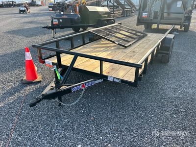 2026 Double A 7714S 14 ft S/A Utility Trailer