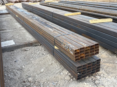 Quantity of (45) 1 in x 2 in x 20 ft 14Ga Rectangle Tubing