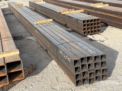 Quantity of (20) 2-1/2 in x 2-1/2 in x 24 ft 11 GA Square Tubing