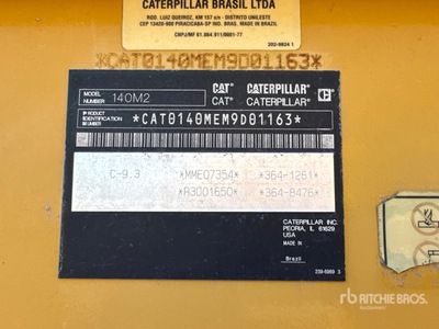 2012 Cat 140M2 Motor Grader