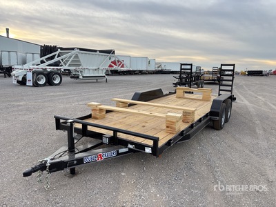 2026 Double A 8320T52 20 ft T/A Apparatuur aanhangwagen (Unused)