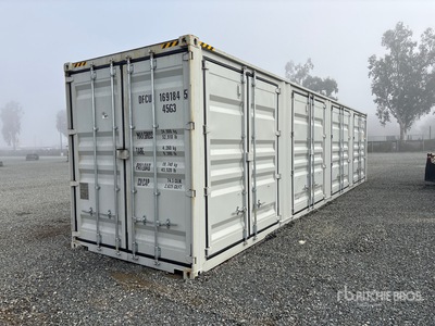 2025 40 ft High Cube Multi-Door Storage Container