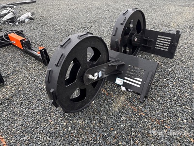 2026 GIYI GY-MCW45 6 in スキッドステア用コンパクションホイール (Unused)