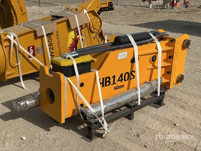 2025 HW HB140B Hydraulic Breaker - Fits 10 - 14 ton excavators (Unused)