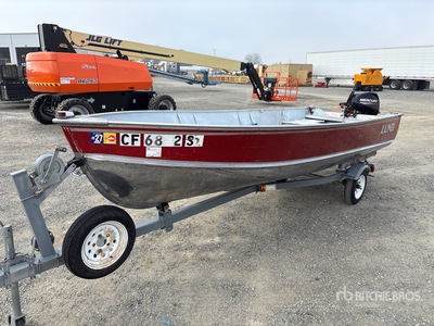 1991 Lund 14 ft Fishing Boat