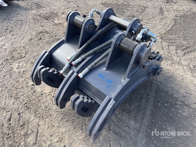 2025 Warrior WGHU5-650 Q/C Excavator Grapple - Fits 6 ton (Unused)