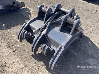 2025 Warrior WGHU5-690 Q/C Excavator Grapple - Fits 8 ton (Unused)