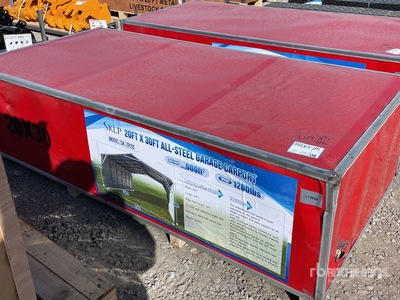 2026 SKLP SK-ZP20 All-Steel Garage Carport Tents and Tent Components (Unused)