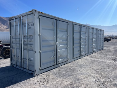 2025 40 ft High Cube Multi-Door Storage Container