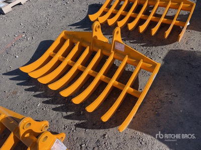 2026 GIYI Cat 307 Excavator Rake (Unused)