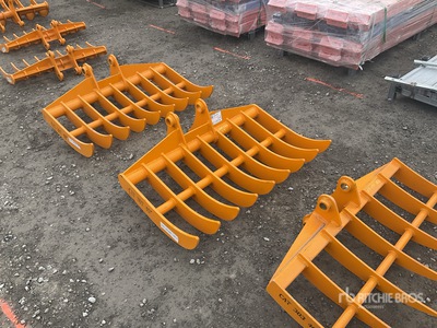 2026 GIYI Cat 307 Râteau de pelleteuse (Unused)