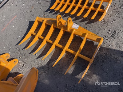 2026 GIYI Cat 303 Excavator Rake (Unused)