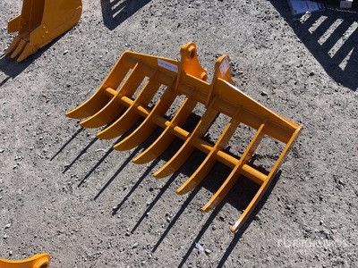 2026 GIYI Fit to cat 305 Excavator Rake (Unused)