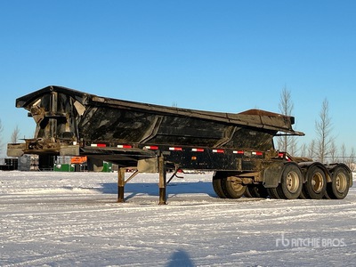 2011 SDI Super B 26 ft Tri/A Lead Side Dump Trailer