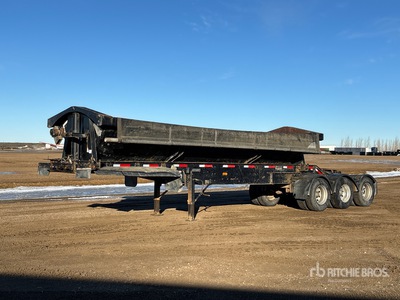 2011 SDI 24 ft Super B-Train Lead Side Dump Trailer