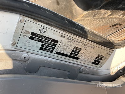 2020 ZOOMLION ZLJ5441THBSE 56 m on 2019 Scania P420 8x4 Twin-Steer Concrete Pump Truck