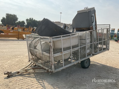 4.1 M Walk Behind Trailer w/ miscellaneous items Varios remolque