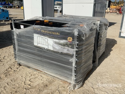 Quantity of (60) KMY Black Galvanized Metal Safety Sperre