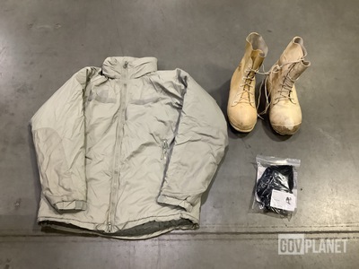 (7) Pairs of Extreme Cold Weather Boots, (36) Nightcaps & Assorted Items