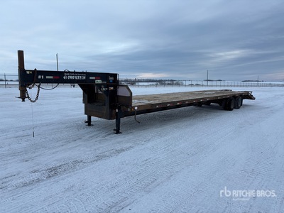 2012 Trailtech TD212 36 ft T/A Gooseneck Remorque pour équipement