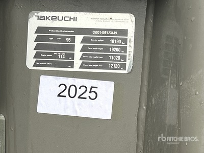 2021 Takeuchi TW95 Wheel Loader