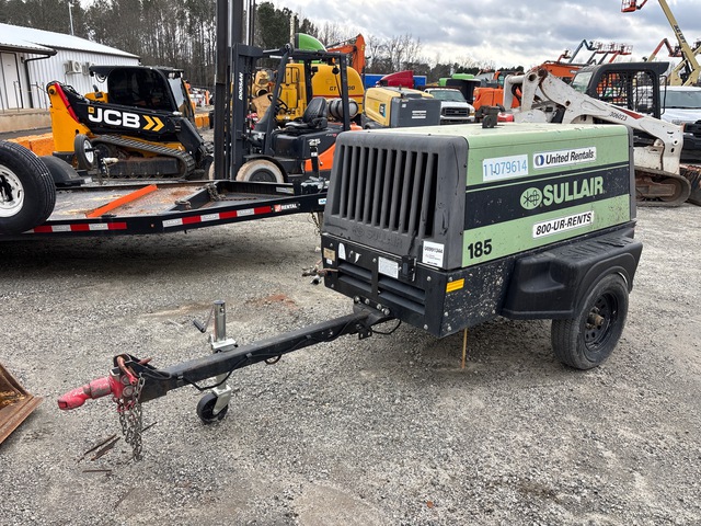2020 Sullair 185DPQ KU4F 185 cfm Mobile Air Compressor