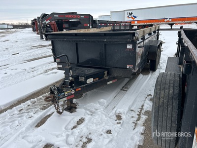 2022 Novae H8314DBW-B-140 14 ft T/A Remorque à Benne Utilitaire