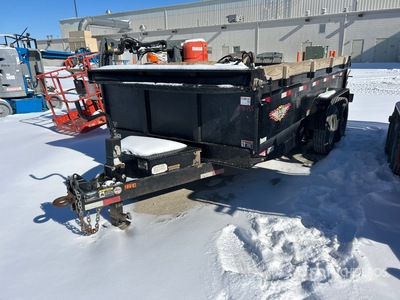 2022 Novae H8314DBW-B-140 14 ft T/A Dump Utility Trailer