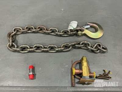 (6) Tube Nipples, (19) Expansion Valves, (10) Chains & Assorted Items