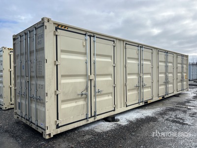 2025 40 ft High Cube Multi-Door Storage Container