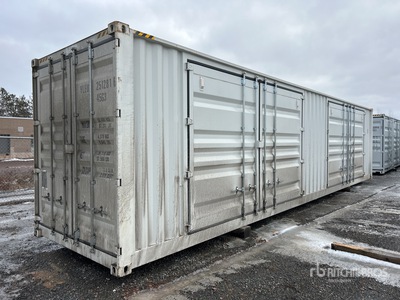 2025 40 ft High Cube Multi-Door Storage Container