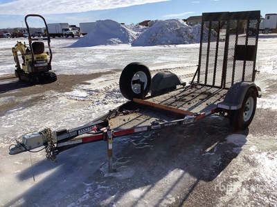 2021 Pratt CP0407 7 ft S/A Plant Trailer