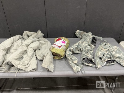 (5) Pairs of Extreme Cold Weather Trousers, (5) Parkas & Assorted Items