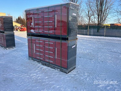 Quantity of (2) 2026 Suihe 7FT-WB-10D-2 6 ft 10 in 10-Drawer Workbench (Unused)