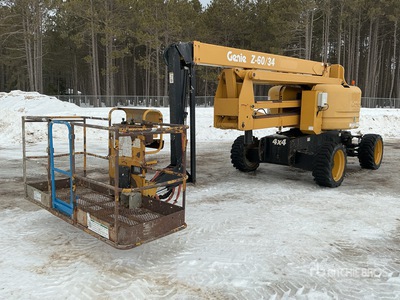 2013 Genie Z60/34 4WD Diesel Articulating Boom Lift