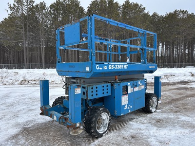 2013 Genie GS-3369RT 4x4 Diesel Scissor Lift
