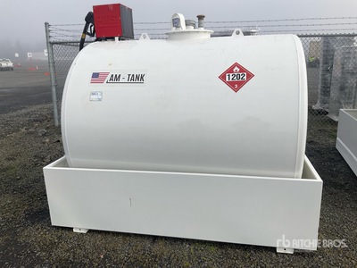 2025 AM Tank AM-TANK1000 1000 gal Skid Mounted Steel Kraftstofftank (Unused)