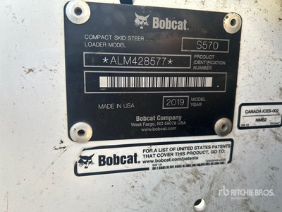 2019 Bobcat S570 Mini pala