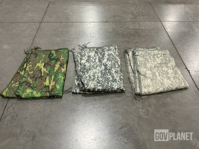 (25) Wet Weather Poncho Liners, (10) Sleeping Mats & Assorted Items