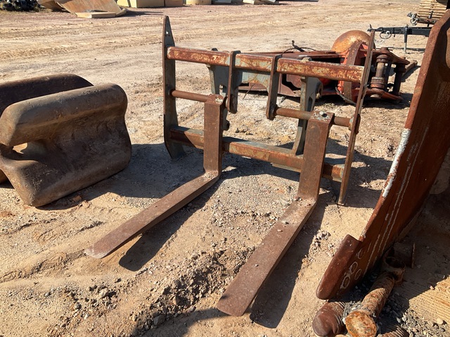 JRB 53 in Backhoe Forks - Fits CAT 416