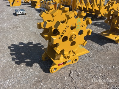 2025 HW CW31524-3W 24 in Rueda de compactacion para excavadora - Fits Cat 315 (Unused)